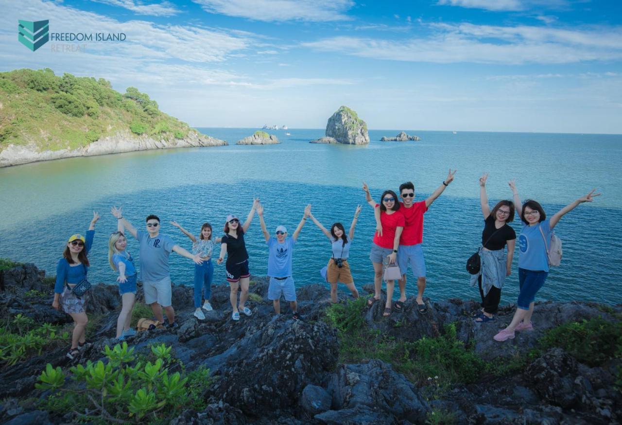 Catba Freedom Island Retreat Hostel Xuan Dam Екстериор снимка